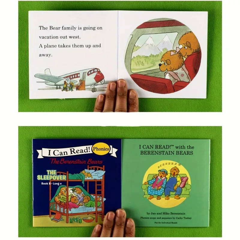 12 Books/set I Can Read Phonics Books My Very First Berenstain Bears English Picture Story Pocket Book For Children