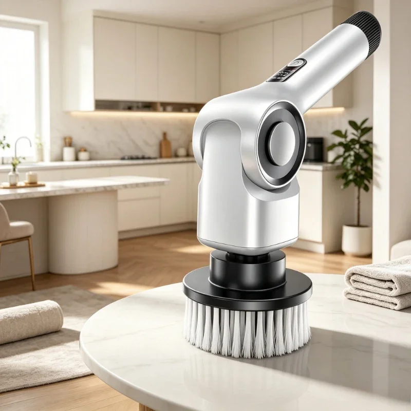 Electric Spin Scrubber Waterproof Handheld Cleaning Brush for Kitchen Grease Bathroom Sink Tile Grout Home Cordless 전동 청소 브러시