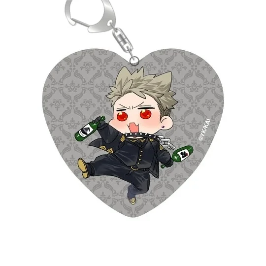 6cm Anime Witch's Dog/Misfortune Collar/Number One's Boyfriend/Shunrai To Mitsu Acrylic Stand Figure Display Anime Keychain