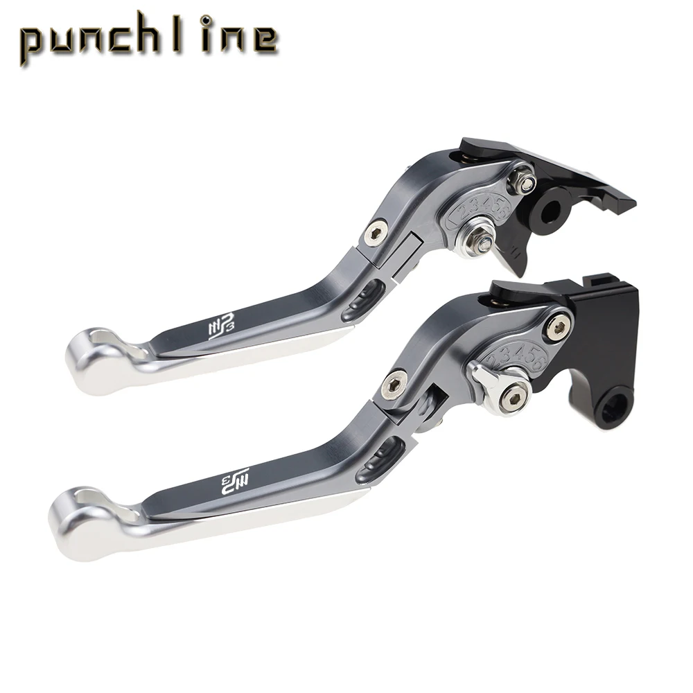 For Piggio MP3 300 16-18 350 18-19 Motorcycle CNC Accessories Folding Extendable For Brake Clutch Levers Adjustable Handle Set