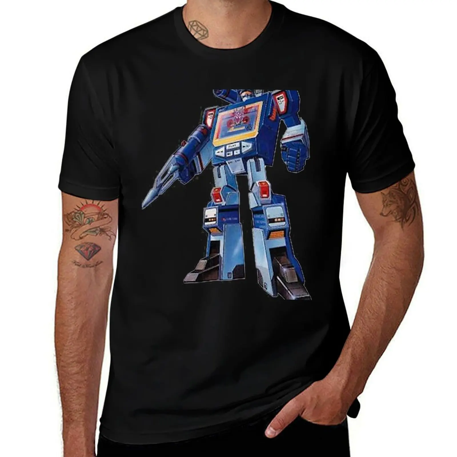 Soundwave Reporting T-Shirt Relaxed Casual Short Sleeve Tee