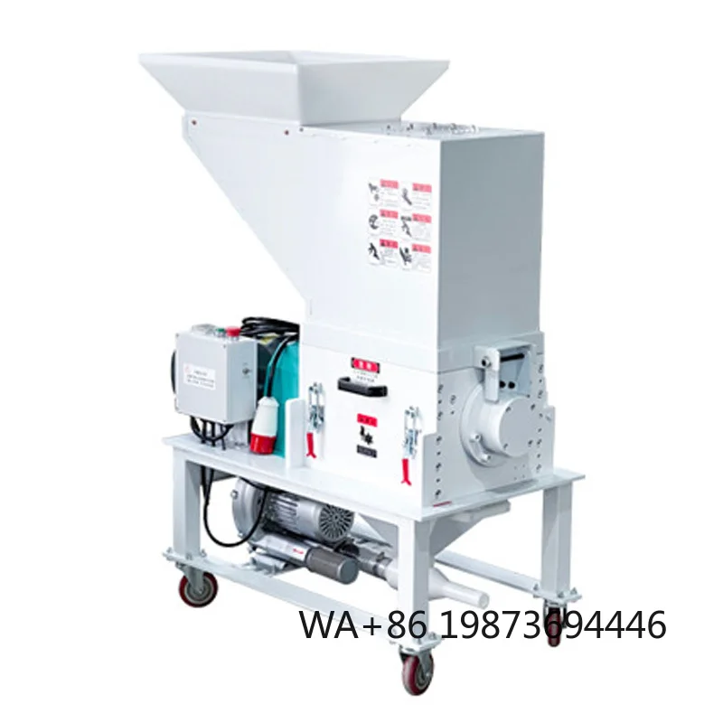 Low Speed Plastic Edge Crusher V Shape Online Recycling Grinder