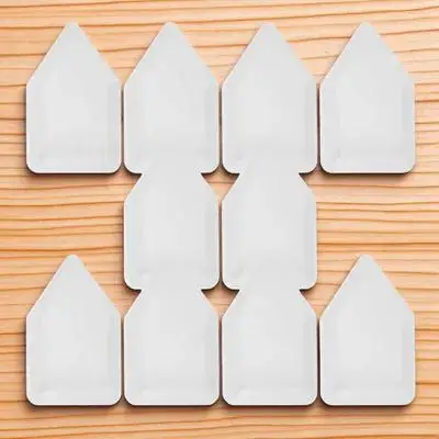 

10pcs Weigh Boats Sample Weighing Lab Equipment Stacking Weighing Plates Acid Resistant Anti Static Surface Measuring Trays