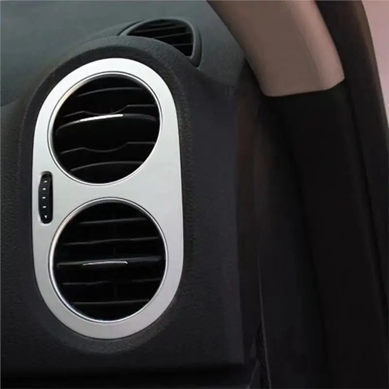 NEW-Central Dashboard Panel Interior Accessories Matte Trim Air Conditioning Vent Cover For VW Tiguan 2011-2015 MK1