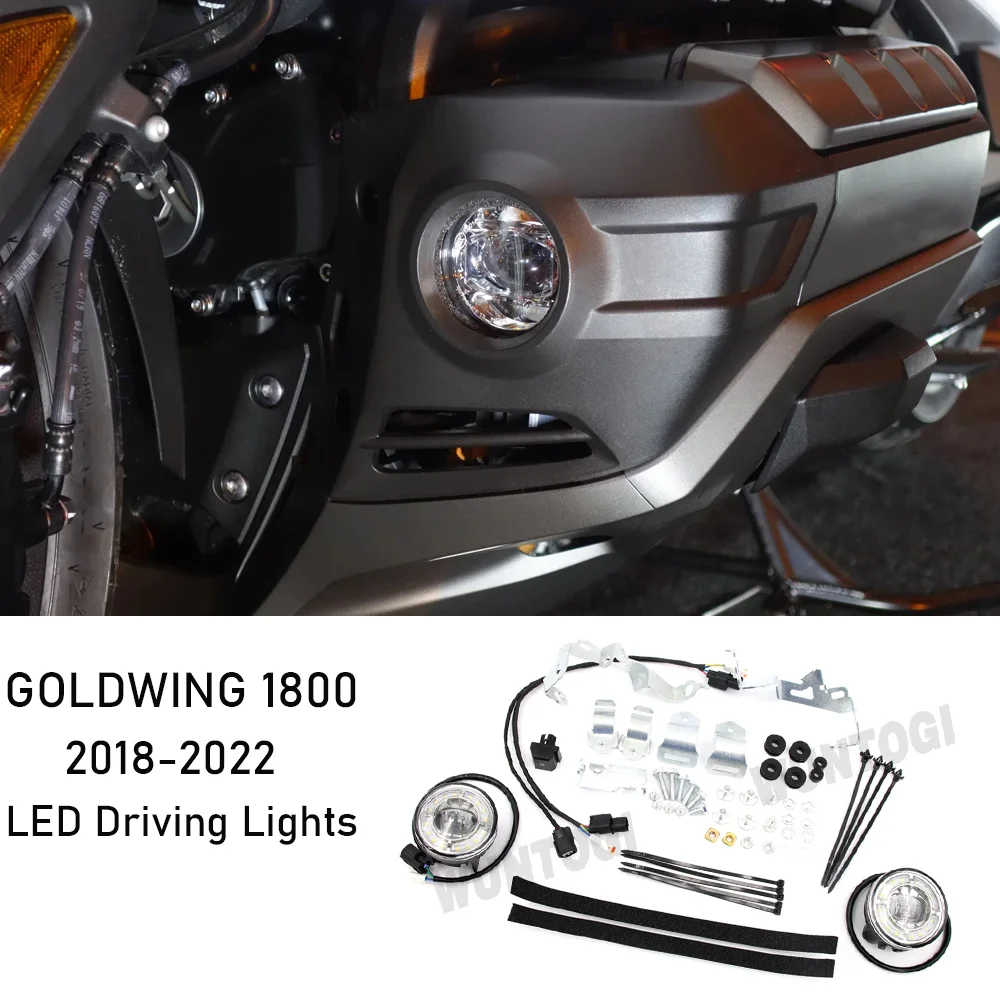 

For Honda Goldwing 1800 GL1800 2018-2021 Light Auxiliary lamp LED Driving Lights Tour DCT Airbag Fog