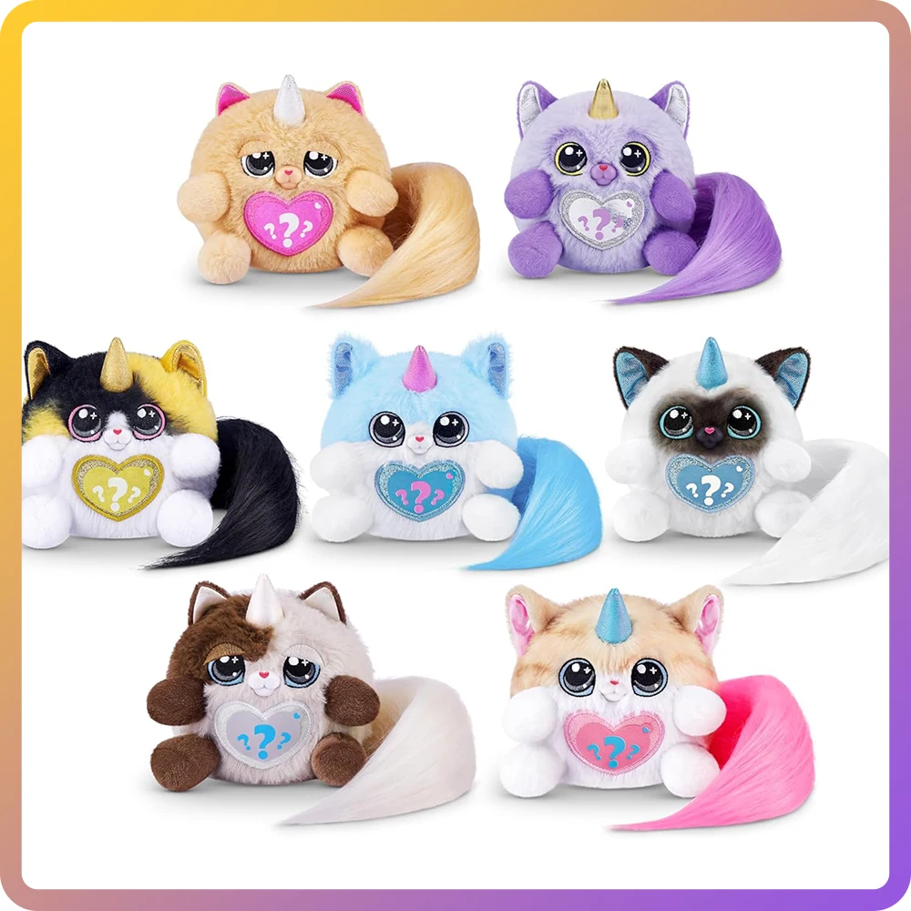 Zuru Rainbocorns مفاجأة Kittycorn مفاجأة سر الأصلي زورو ألعاب من القطيفة الماركات الصغيرة اللعب لطيف هدية للأطفال القط اللعب #4