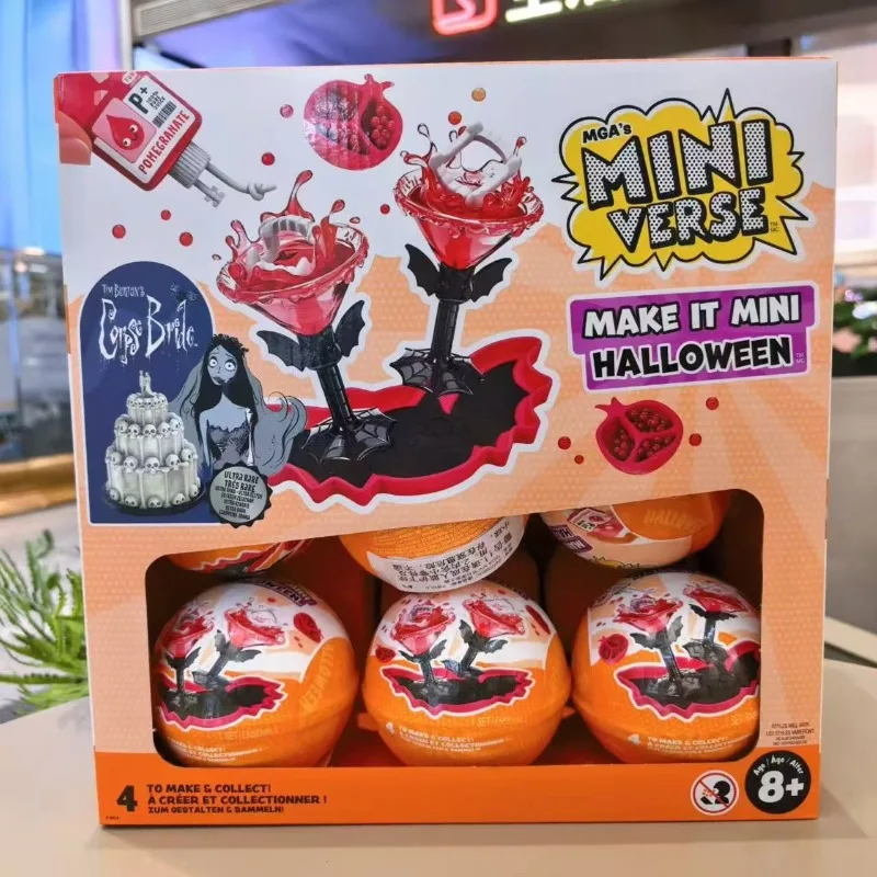 MGA Miniverse Make It Mini Halloween Theme Series Blind Box Mini Diy Halloween Accessories Doll Toys Collect Ornaments