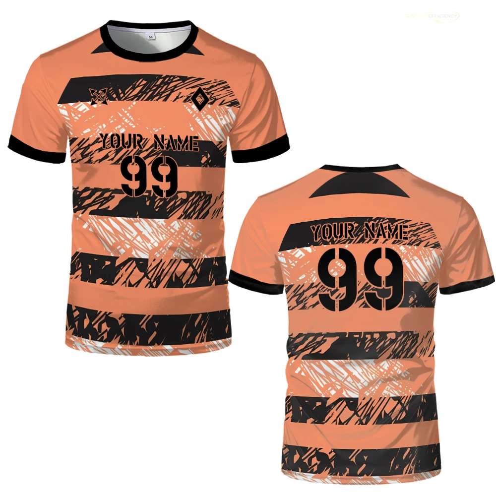 الصيف الرجال مخصص خمسة الجانب قمصان كرة القدم قمصان رياضية زي تنفس التجفيف السريع س الرقبة قصيرة الأكمام تيز