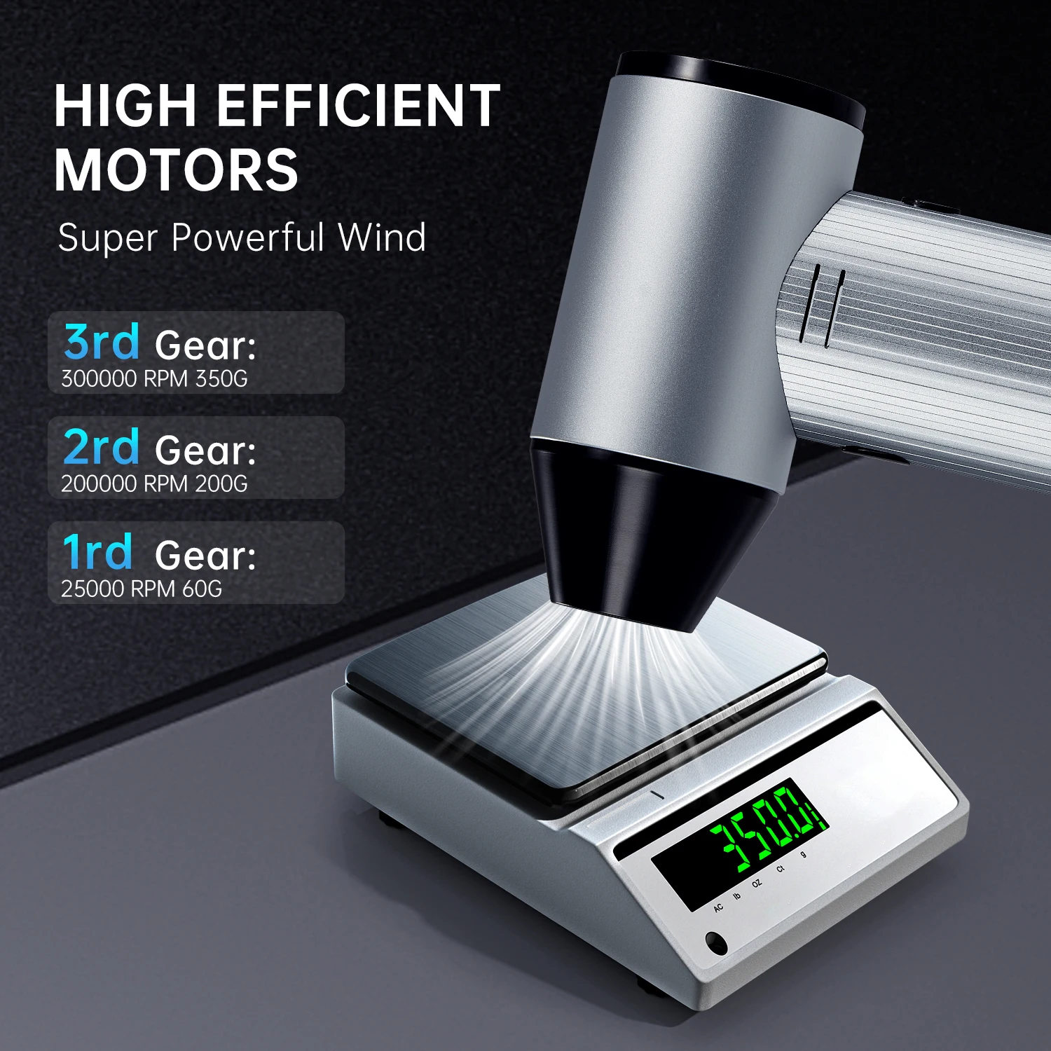 

Electric Air Duster 300000RPM Brushless Electric Turbo Blower Jet Fan 45M/S Fast Charging Handheld Snow Blower Dust Blowing Tool
