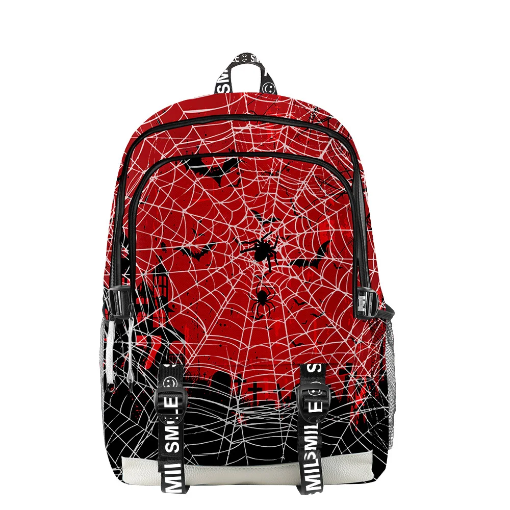 Halloween Backpack Y2K Preppy School Supplies Preppy Aesthetic Backpack Adults Kids Daypack Unisex Bags