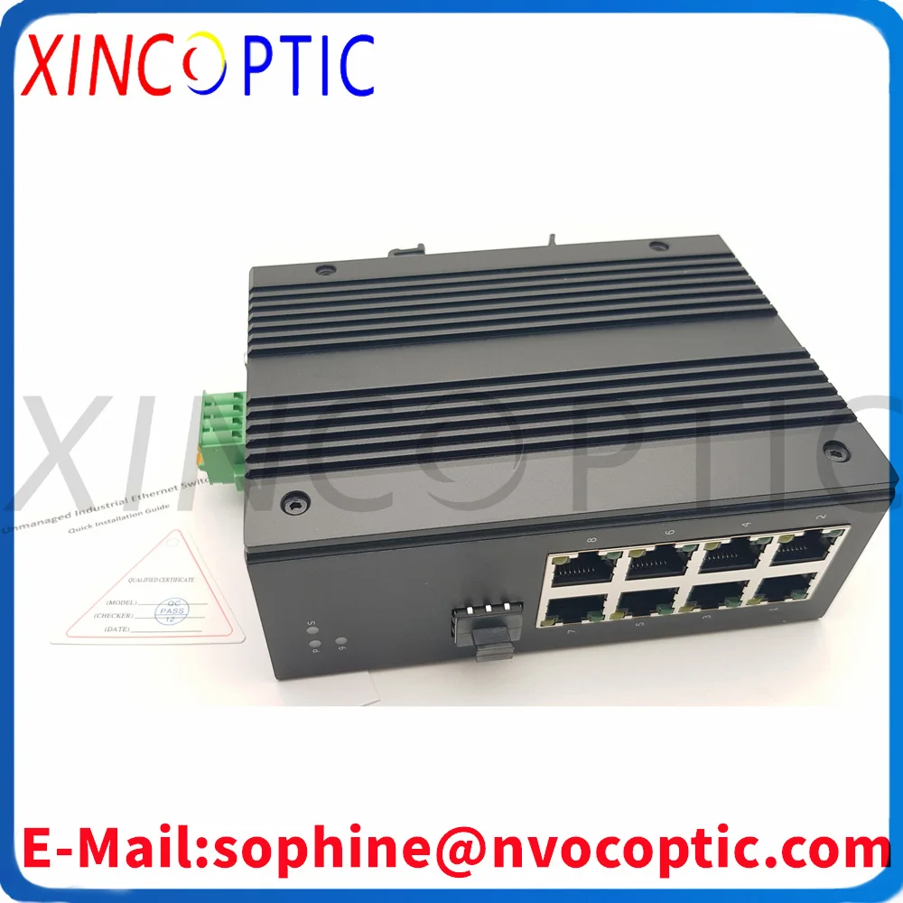 8*10/100/1000Base-T+ 1*1000Base-X Industrial Ether-net Switch XC-IS3009G-1GX8GT Series DC12~58V input