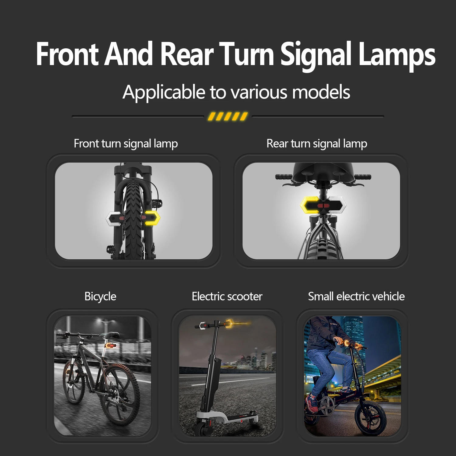 LED Bicycle Wireless Remote Control Turn Signal Horn Taillight Waterproof Bike Warning Lamp For Outdoor Cycling Accessories