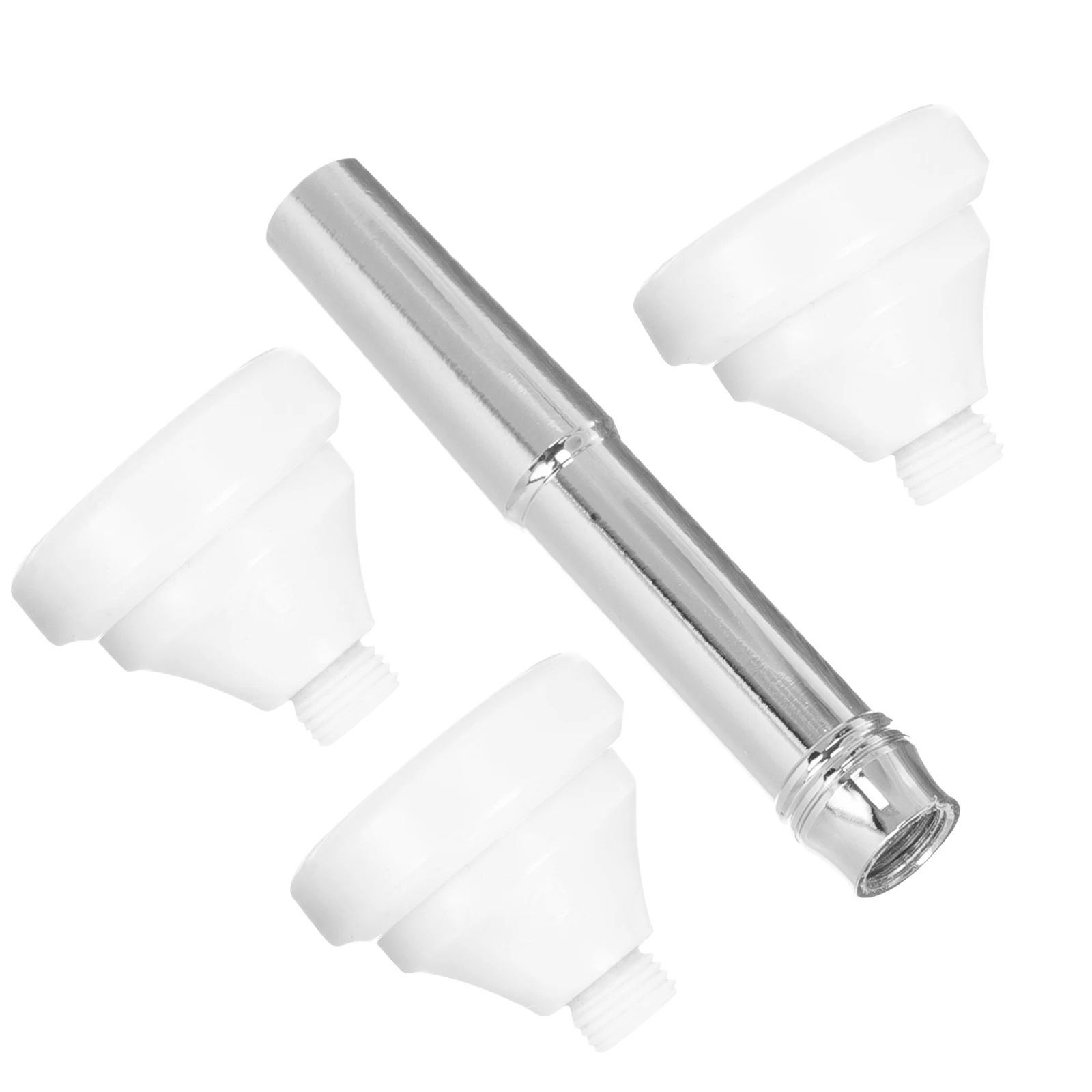 

Little Trumpet Mouthpiece Part Accessory Musical Instrument Replacement for Beginners Small Portable PVC Head Copper Tube