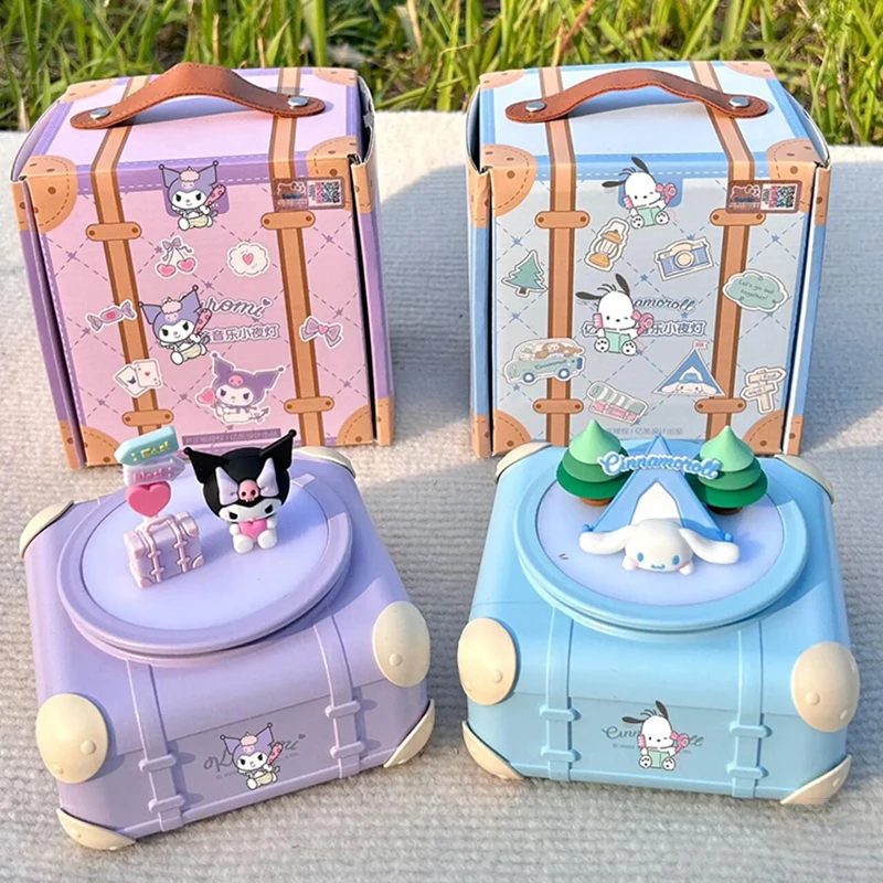 

Kawaii Sanrio Bluetooth Speaker Cinnamoroll Night Music Light Cute Kuromi Bedroom Sleep Light Mood Light Gift Girl Heart Doll