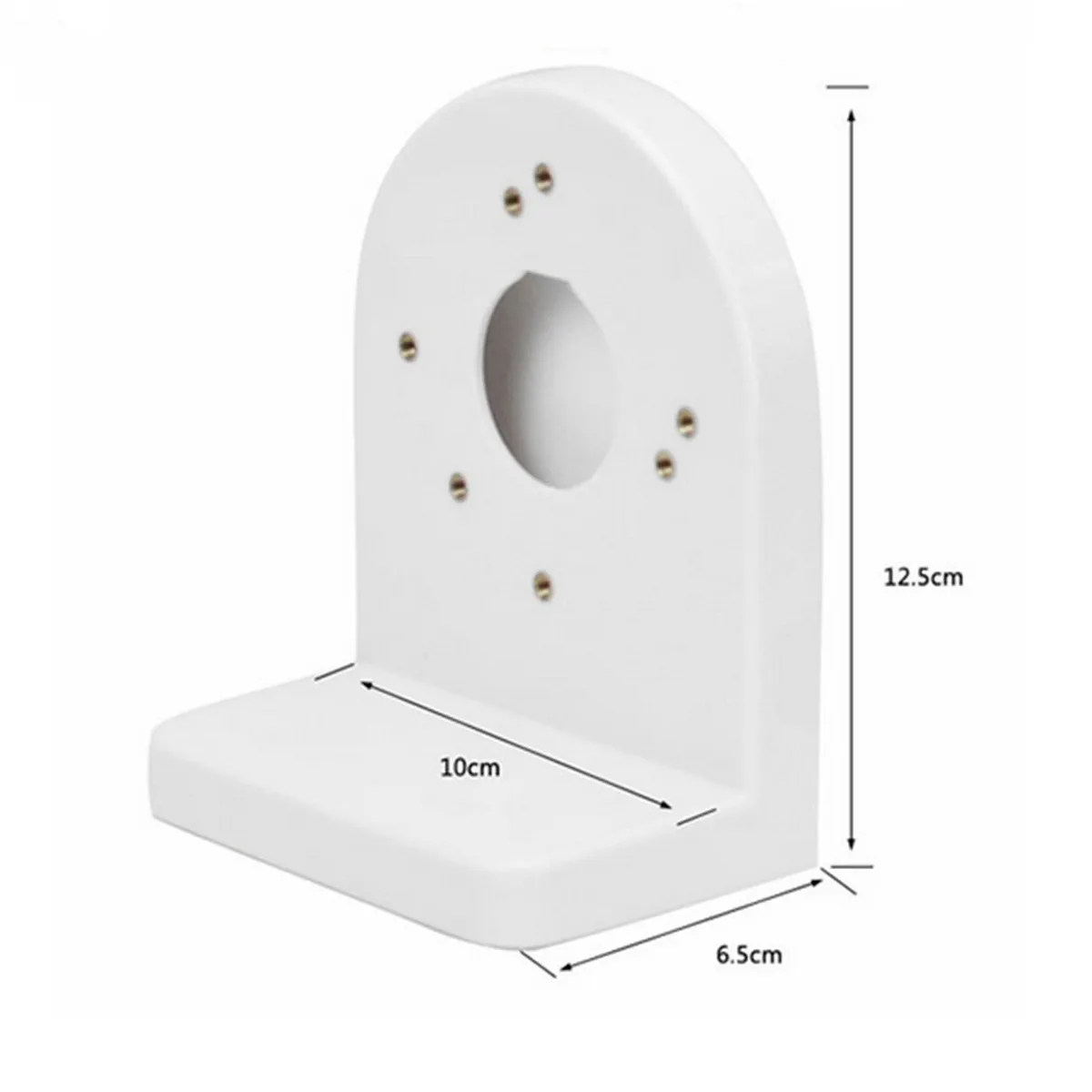 ESCAM 3.5 inch L Type Plastic Right Angle Bracket Wall Mount for CCTV Dome IP Security Camera