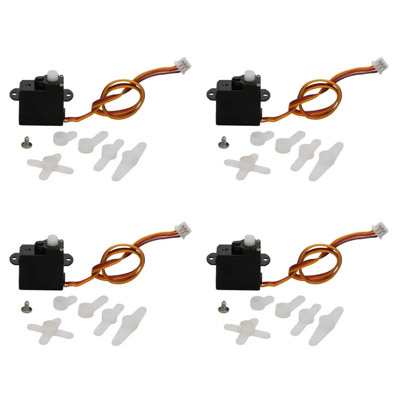 4PCS 2g Digital Nano Servo DIY Mini Fixed Wing Lenkgetriebe 90 Grad JST 1,0mm 1,25mm Dupont für RC Flugzeug Drone DIY Teile