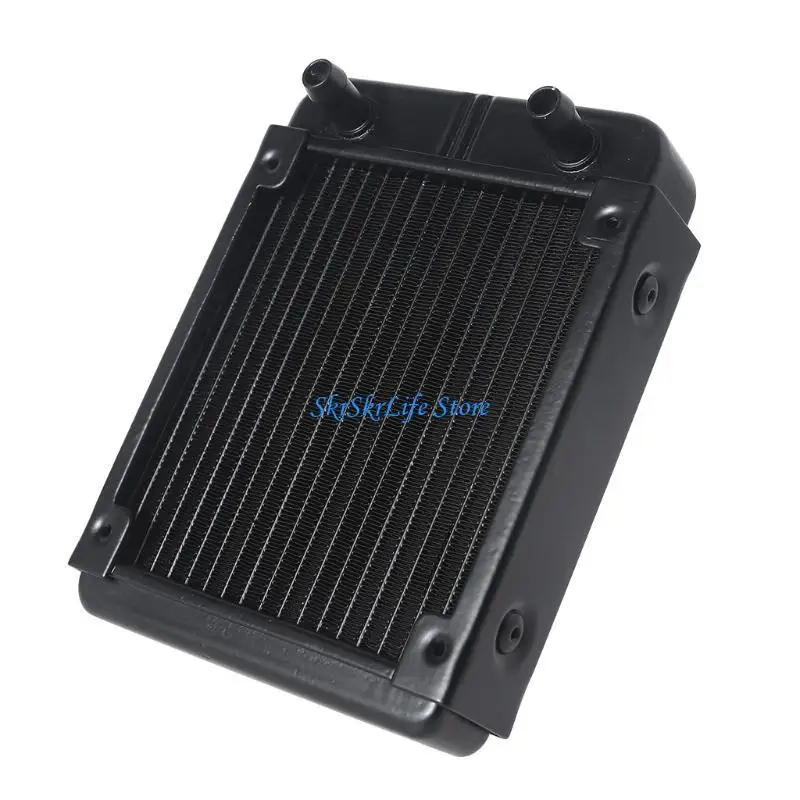 E65E Aluminum Radiator 18 Pipes Aluminum Heat Exchanger Liquid Cooling Heat Sink