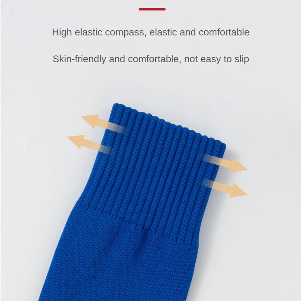 Chaussettes de football au mollet pour enfants, longues chaussettes de protection au genou, couvre-jambes élastiques, conception de tube, chaussettes de sport, 52.00g