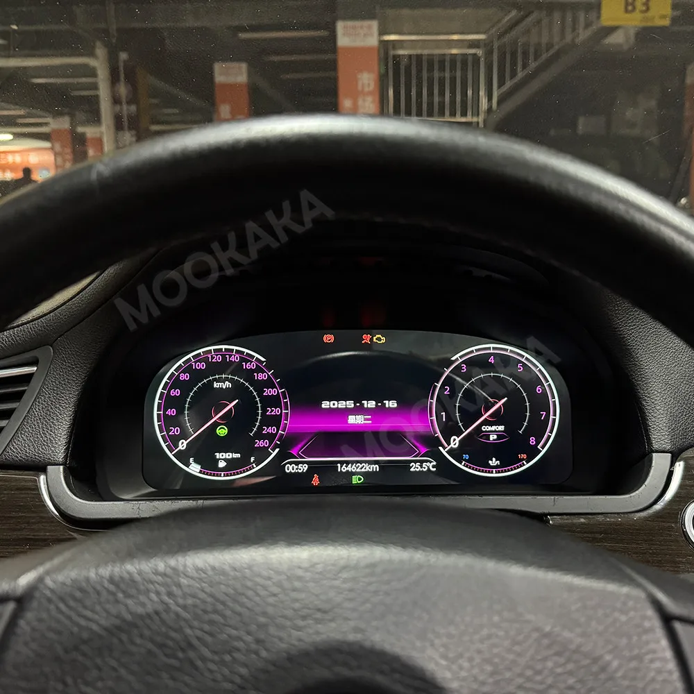 Car dashboard Auto Gauge For BMW 5 6 7 Series X3 X5 2009~2018 LCD Car Instrument Digital Cluster Panel Linux system Speed Meter