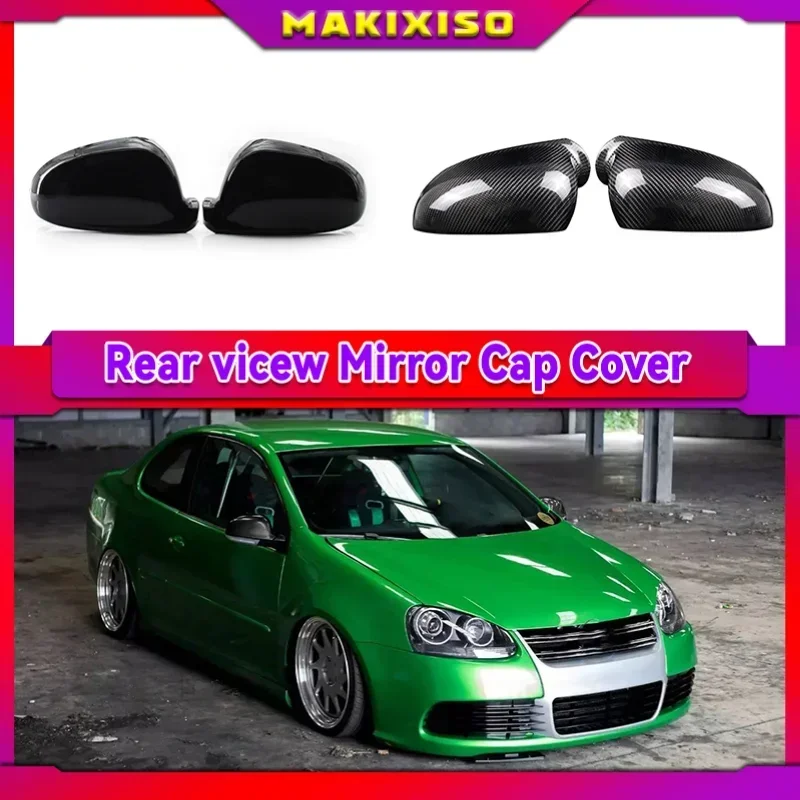 

2 pieces For VW Golf MK5 GTI Jetta 5 Passat B6 B5.5 Side Wing Mirror Covers Caps For VW Sharan Golf 5 6Plus Variant EOS 2007