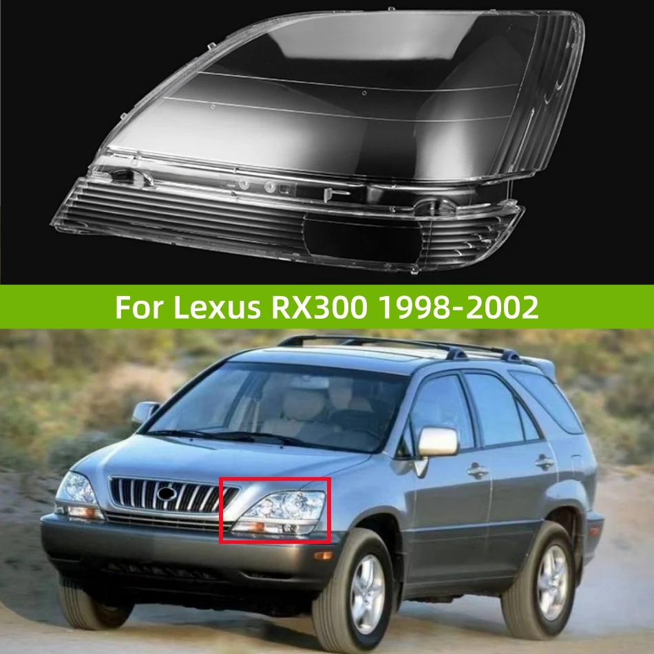 

Для Lexus RX RX300 1998 1999 2000 2001 2002, аксессуары для фар автомобиля, резиновая крышка, прозрачный корпус