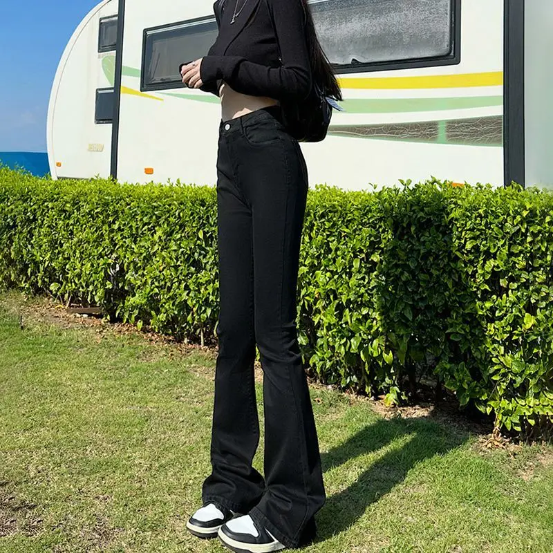 เสื้อผ้าผู้หญิงสไตล์ Y2K ยุค 2000 กางเกงยีนส์ผู้หญิงสำหรับทำงานออฟฟิศ ธุรกิจ ชุดทำงานสุภาพ กางเกงผู้หญิง แฟชั่นเดนิม สวมใส่สบาย สง่างาม ทันสมัย เรียบง่าย