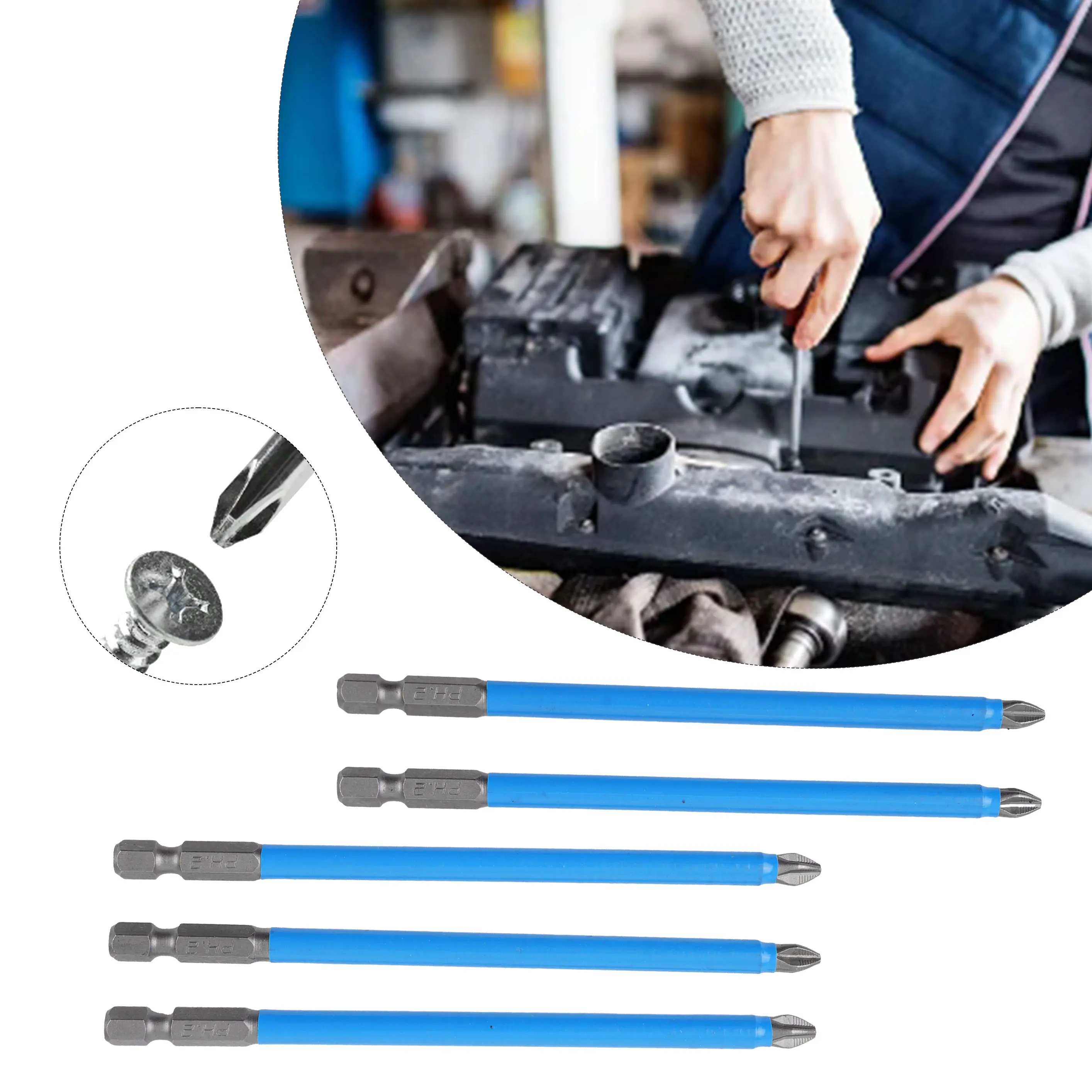 

Оборудование отвертка бит аксессуары сверхдлинные высокопрочные магнитные Нескользящие детали для ремонта запасные части