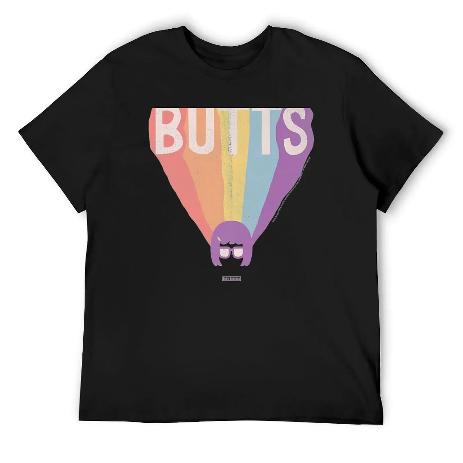 

Tina Butts Rainbow Extruded T-Shirt cotton graphic tees oversize t-shirts man plain compression shirt men