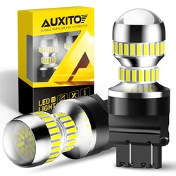 AUXITO 2Pcs T25 3157 P24/7W 3156 P27W LED Bulbs Daytime Running Lights Super Bright 12V 6000K White LED Car Reverse Lights DRL