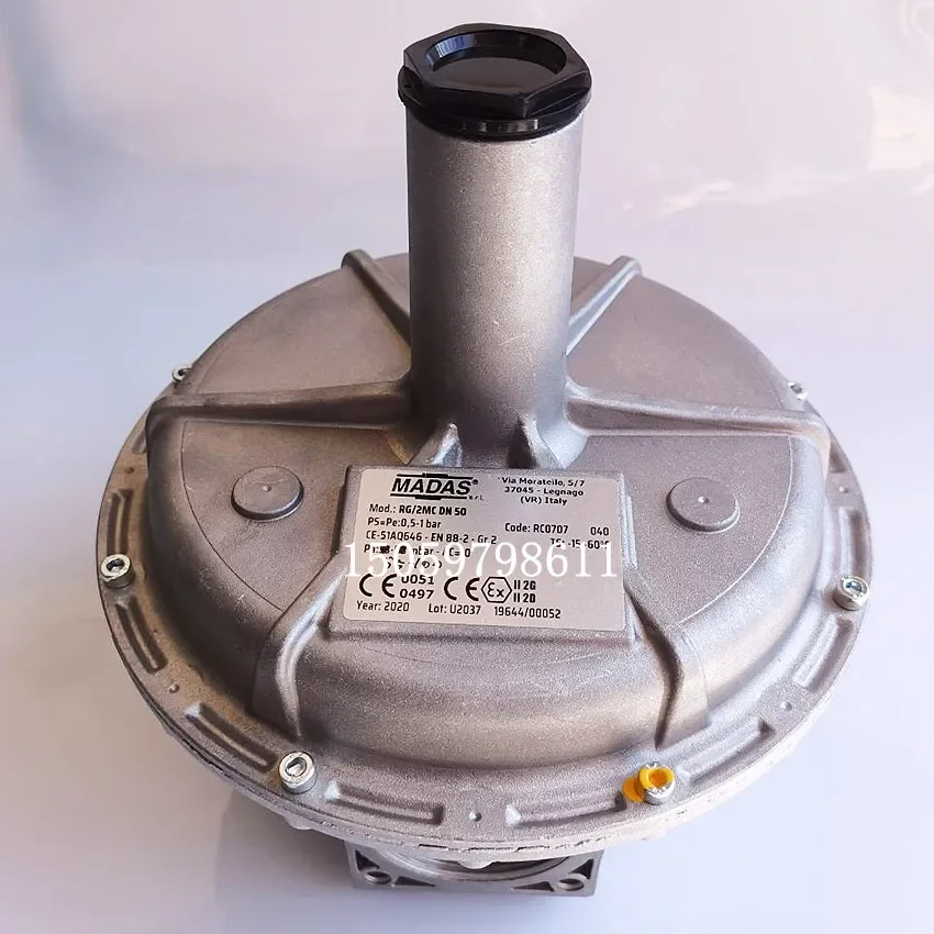 2025.5 Italy MADAS Gas Pressure Regulating Valve RG/2MC RG/2MCS Combustion Engine Pressure Reducing And Stabilizing Valve 2BAR 5