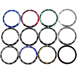 37.2mm Watch Bezel Insert Ceramic-Aluminum Bezel Fit 39mm Automatic Watch Case For Ring Parts Automatic Watch Replacement