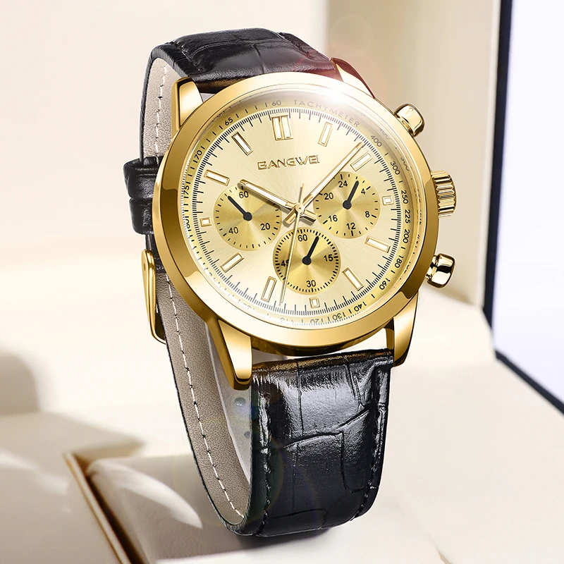

BANGWEI Лучшие роскошные часы мужские LIGE модные повседневные многофункциональные мужские часы водостойкие светящиеся кварцевые наручные часы Reloj Hombre