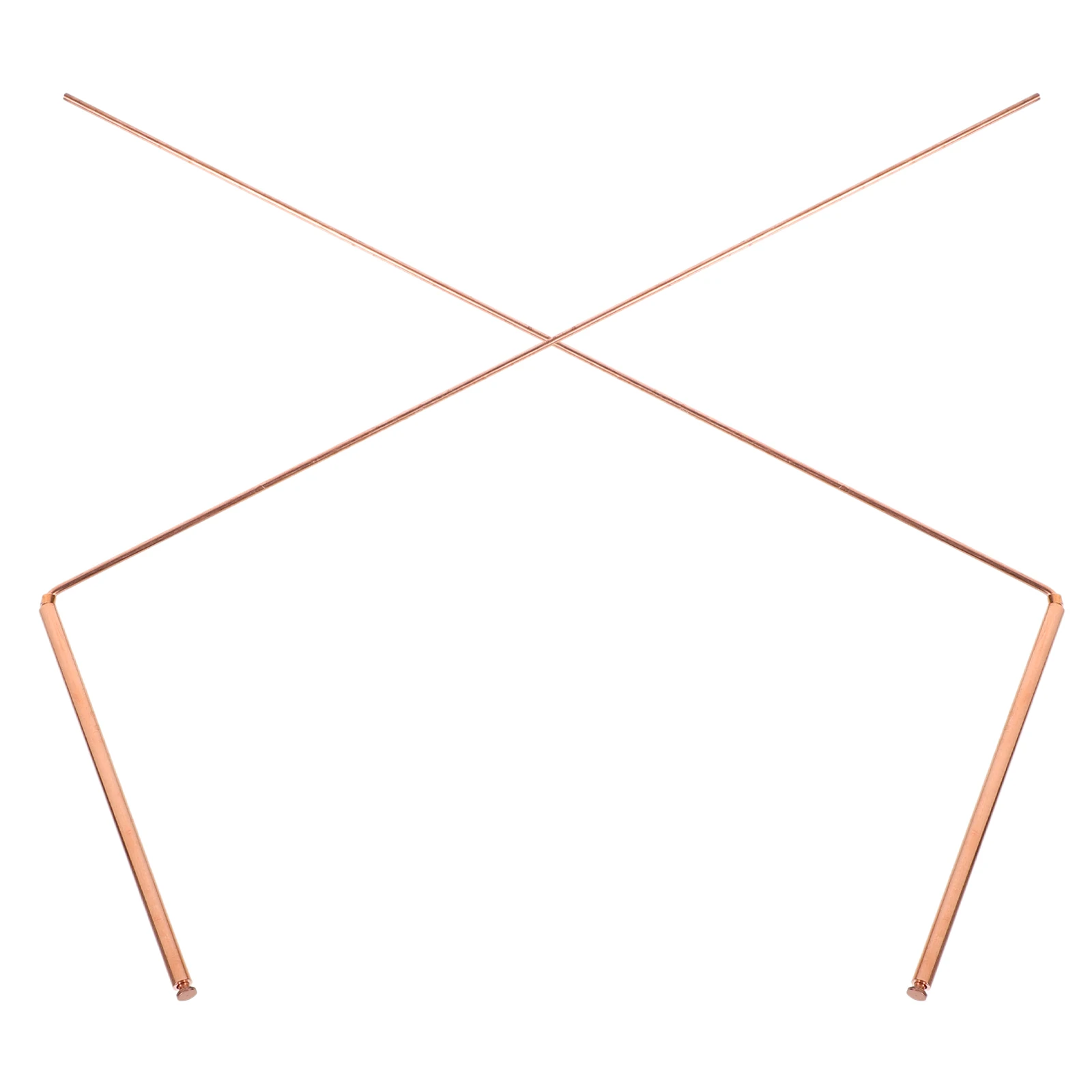 

2pcs Copper Dowsing Rods Pure Divining Sticks Water Probe Tools Spiritual Use Metal Efficient Practical