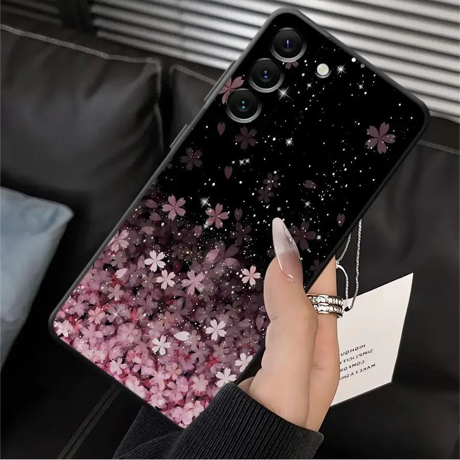 Luxury Flowers Case for Samsung Galaxy A04 A15 A05 A12 A70 A16 A40 A06 A13 A20 A50 A17 Funda Phone Cover