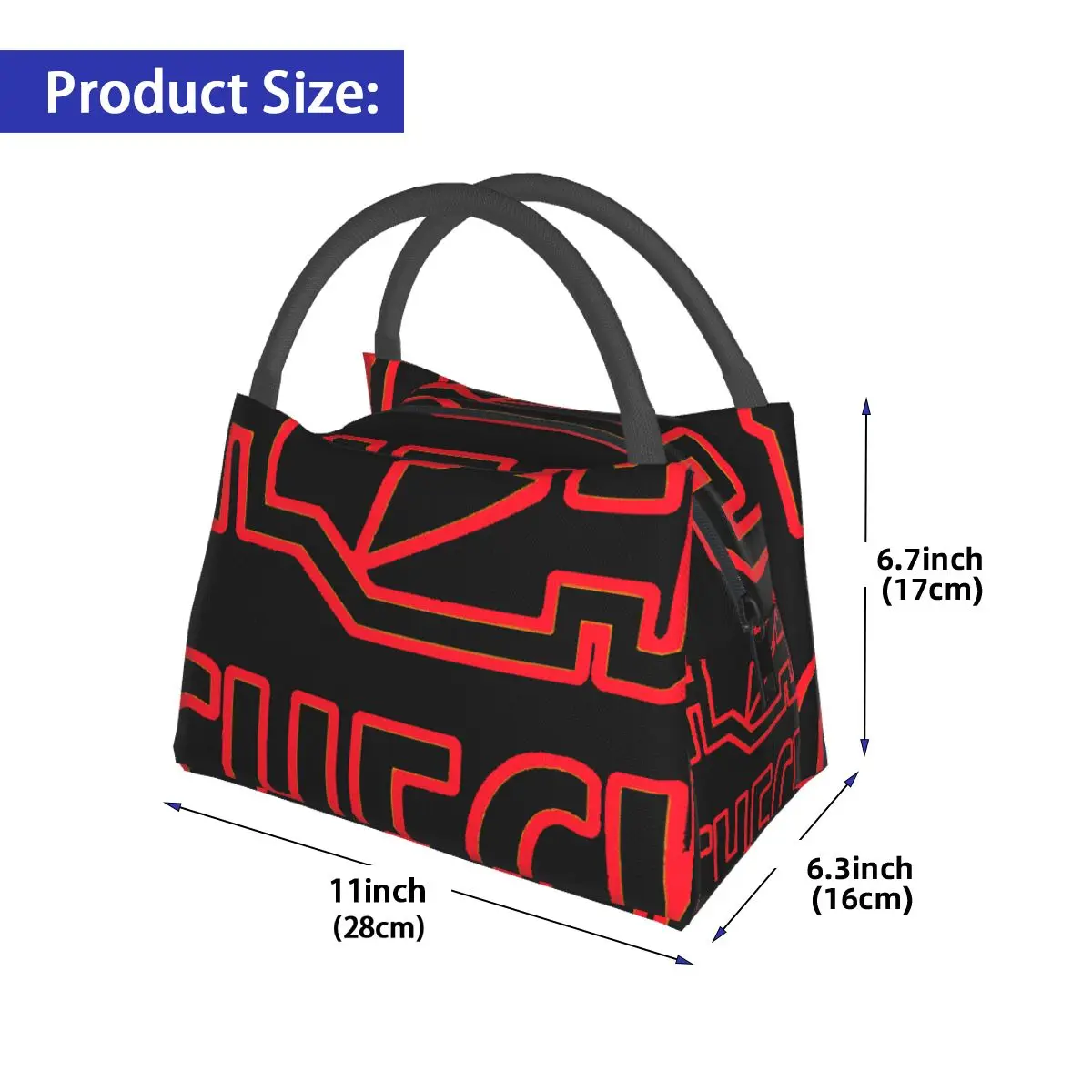 Check Engine Portable insulation bag for Cooler Thermal Food Office Pinic Container