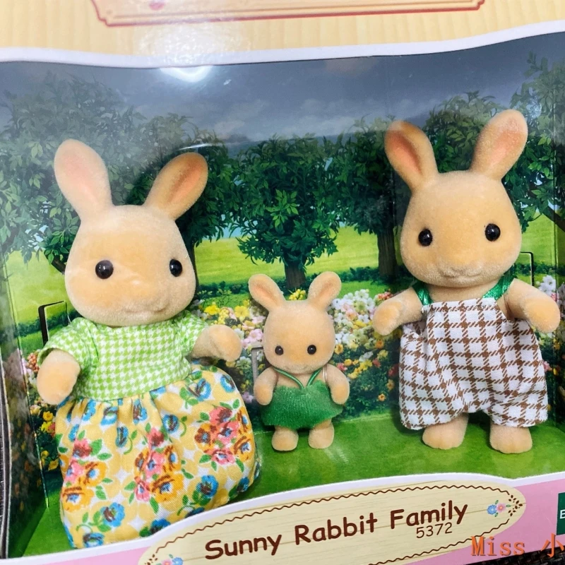 Genuine Forest Families Baby Anime Xiangyang Rabbit Family Sunny Rabbit Family Cute Doll Doll Girl Birthday Gift Plush