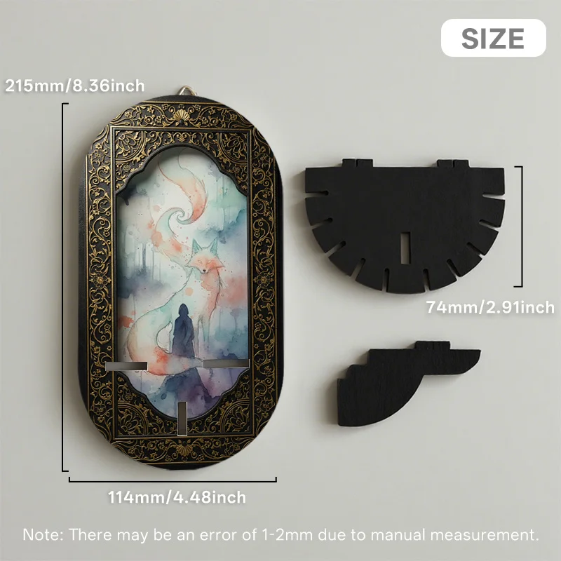 Estantes Flotantes Contemporáneos con Silueta de Ángel Místico, Ideales para Colgar Llaves, Estante de Pared, Exhibidor