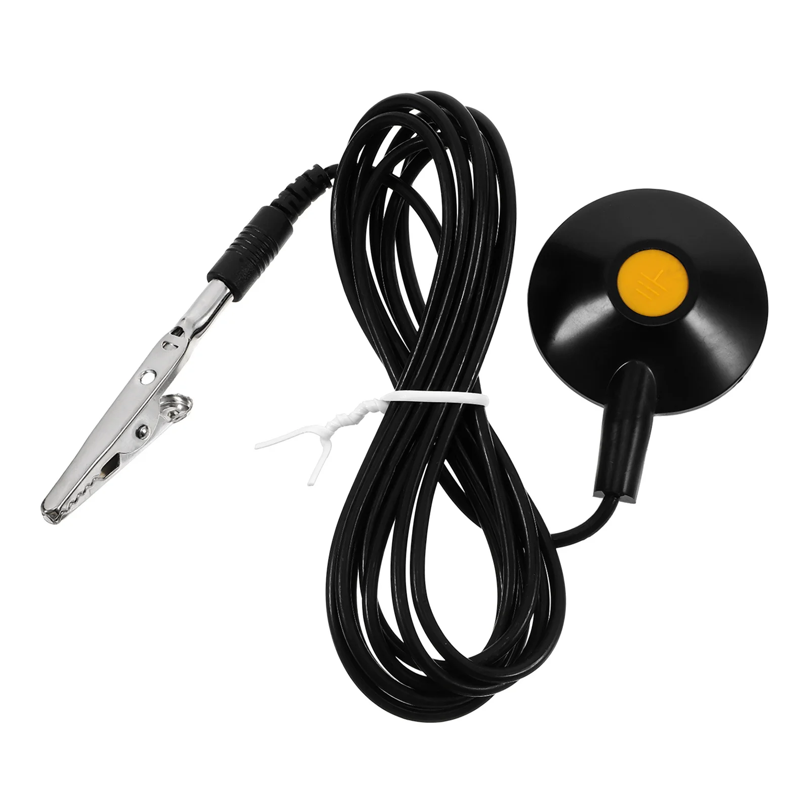 

Anti-Static Ground Cable Black PU PVC Material Elastic Star Claw Crocodile Clip Sucker Dissipates Static Charges for Electronic