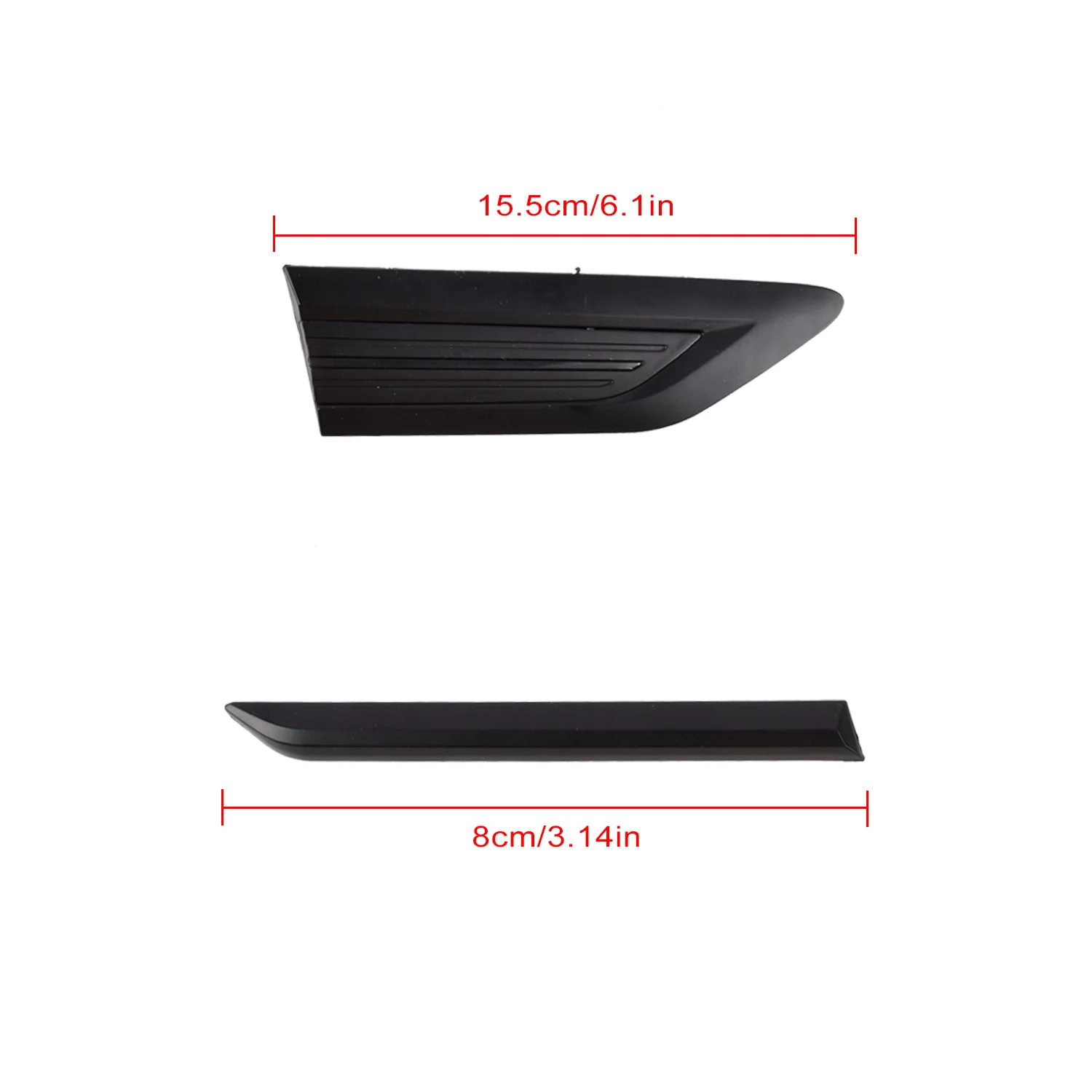 4PCS Car Door Side Wing Emblem Badge Sticker Cover Trim For VW Tiguan Mk2 2016 2017 2018 Styling Mouldings Car Accessories