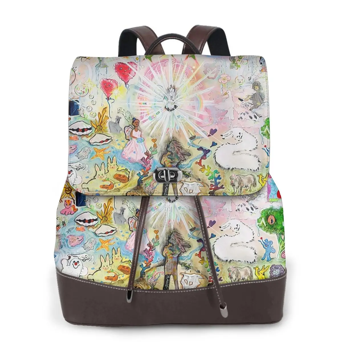 Drain Gang Bladee 333 Album Cov Bookbag School Student Bags Hiking Travel Daypack for Women Fashion Derma Backpack