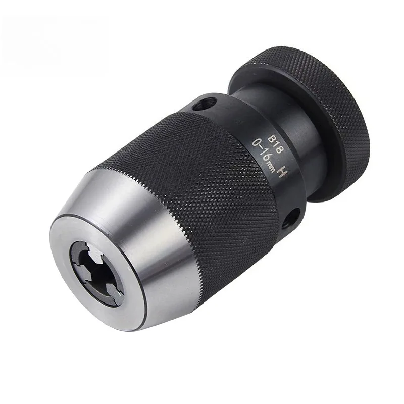 For LD Heavy Duty Self-Fastening Drill Chuck, Integrated, Milling Machine R8 Straight Shank Drill Clamp B16