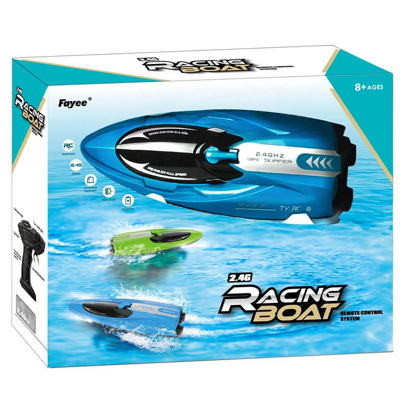 2.4G Remote Control Speedboat Toy - High-Speed RC Boat with Video Chat, WiFi Camera, and Long Control Range