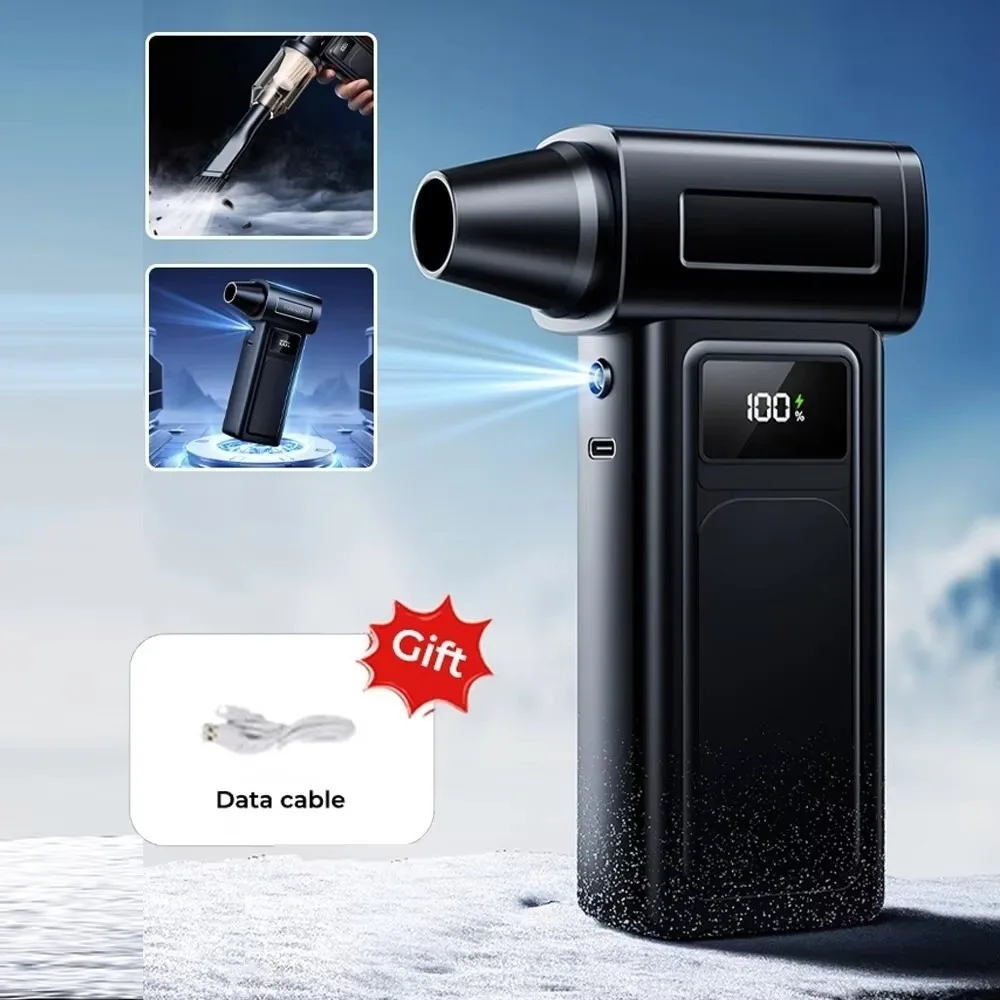 

Новый ручной бесщеточный жестокий вентилятор 100000 об/мин, USB перезаряжаемый мощный автомобильный вентилятор для сушки автомобиля, чистка автомобиля