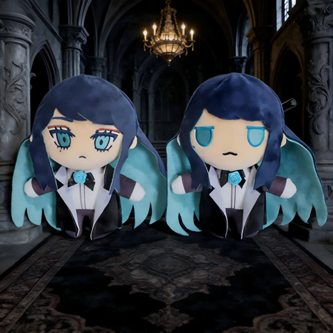 

20 CM Blue haired witch virtual singer cartoon character doll anime, suitable for birthday gifts and home decoration