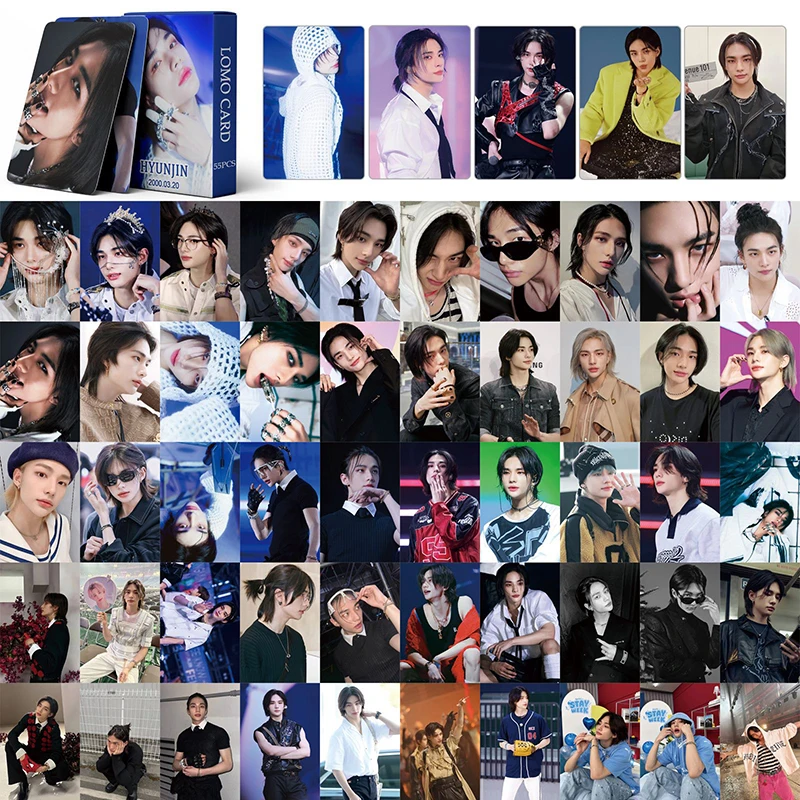 55pcs/set New Album Cards High Quality for Fans Lomo Cards Collection Postcard Photocard Fans Gift