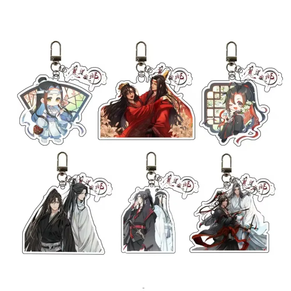 Anime Magic Dao Patriarch Final Season Mo Dao Zu Shi Acrylic Keychain Wei Wuxian Lan Wangji Pendant Key The Founder of Diabolism