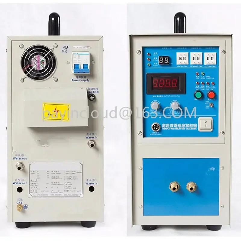 15KW 220V  High-frequency Induction Heating Machine ZVS Induction Heater Silver Gold Melting Furnace