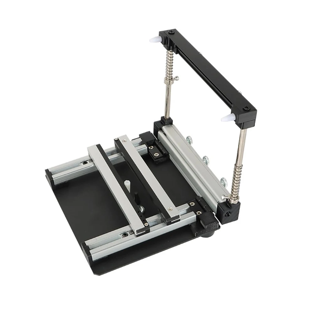 Professional 20x20cm Solder Paste Printer for PCB Assembly, Manual Stencil Printing Machine with Steel Workbench