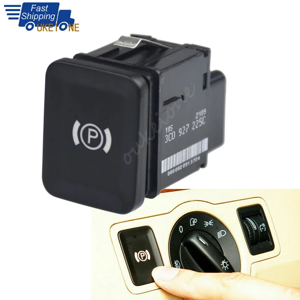 3C0927225B For Volkswagen VW Passat B6 3C2 CC 2005-2011 Electric Emergency Parking Brake Handbrake Light Button Switch Car Parts