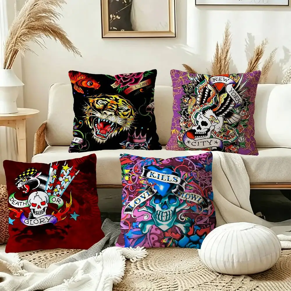 Fashion Brand E-Ed H-Hardy Maple Design Cushion Cover Happy Autumn Harvest decor Holiday Decorati Pillow Cover